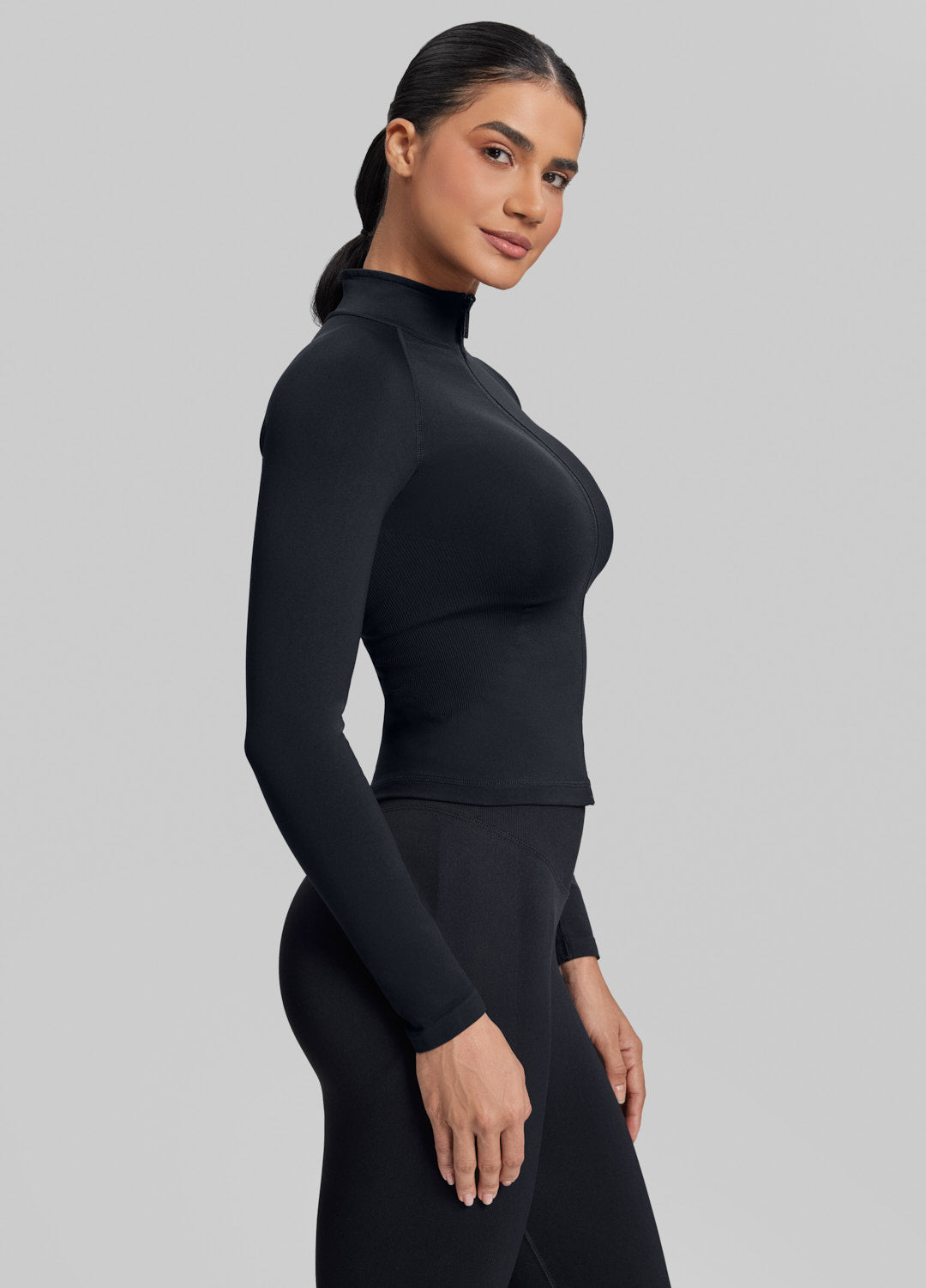 Longline Full Zipper Breathable Jacket