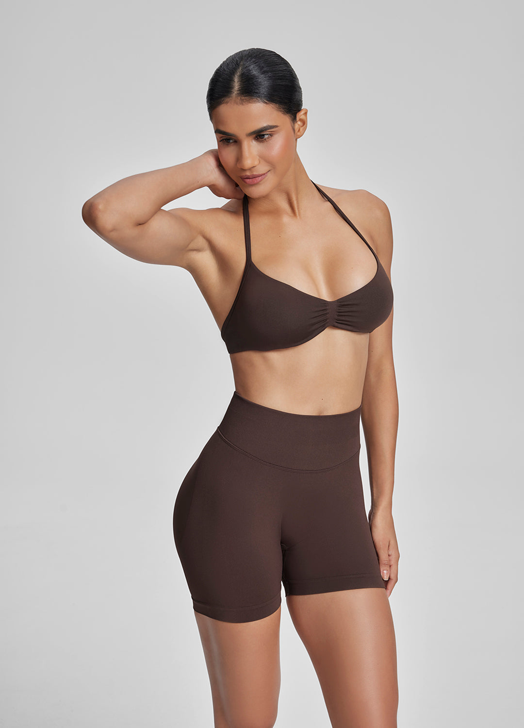 High Waisted Butt Lifting Training Shorts