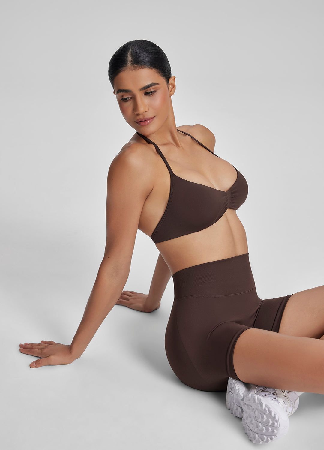 Backless Strappy Functional Knit Bra
