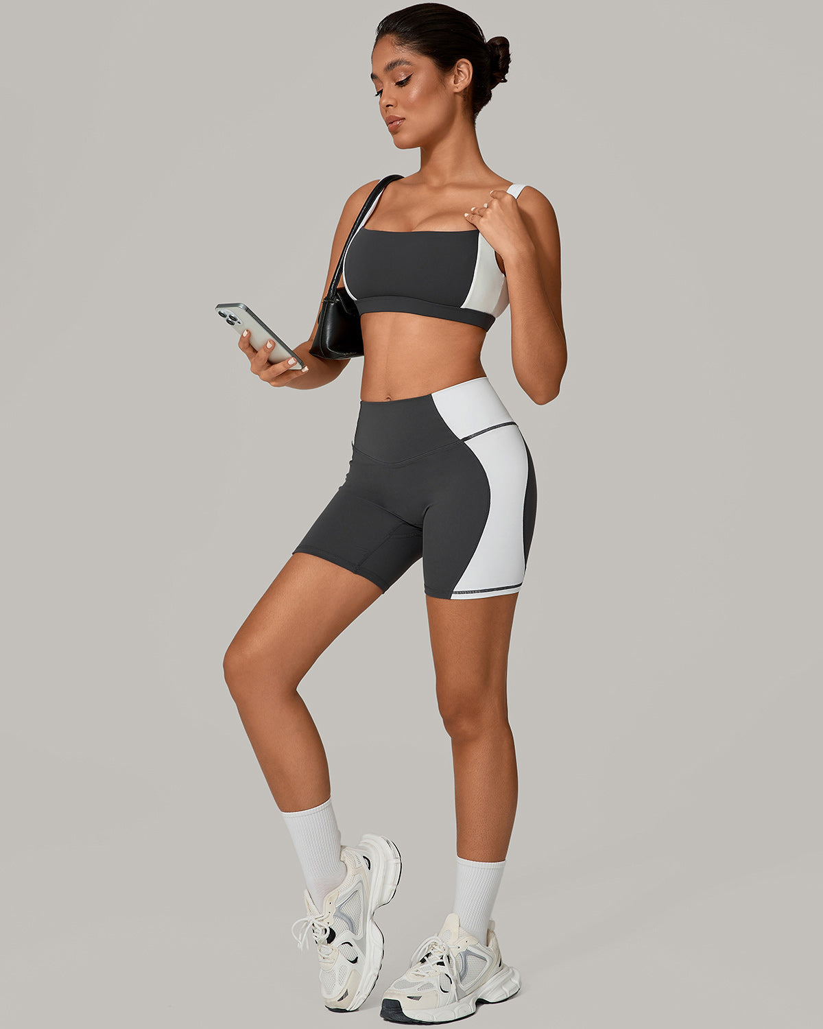 Lyra Seamless Shorts - Grey