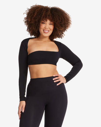 AYU Long Sleeve Crop | Black