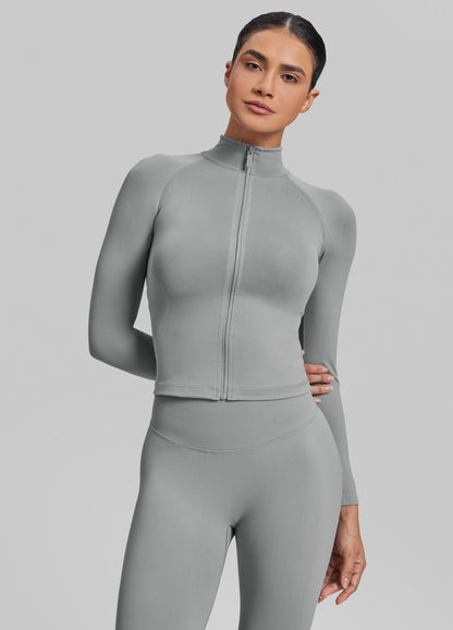 Longline Full Zipper Breathable Jacket