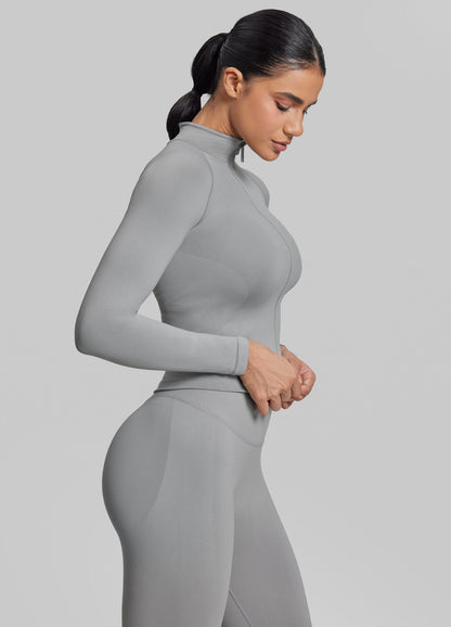 Longline Full Zipper Breathable Jacket