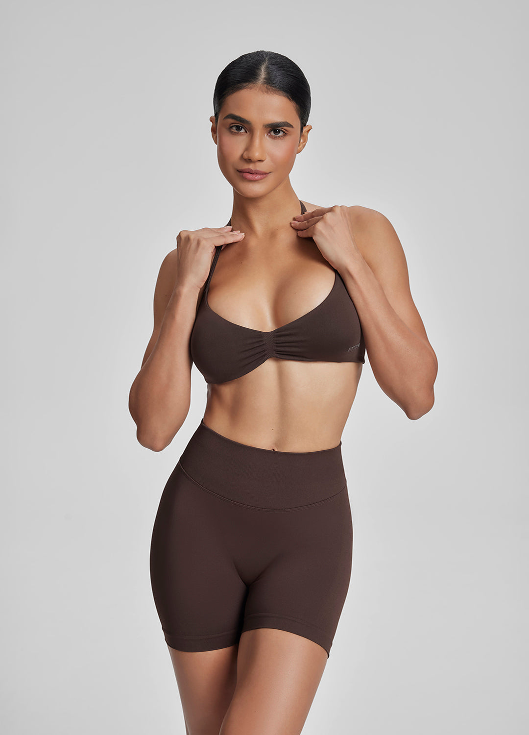 Backless Strappy Functional Knit Bra