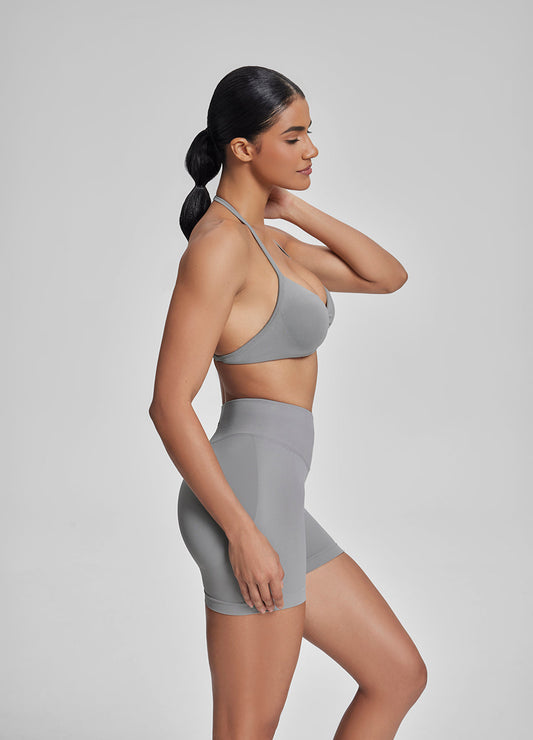 Backless Strappy Functional Knit Bra