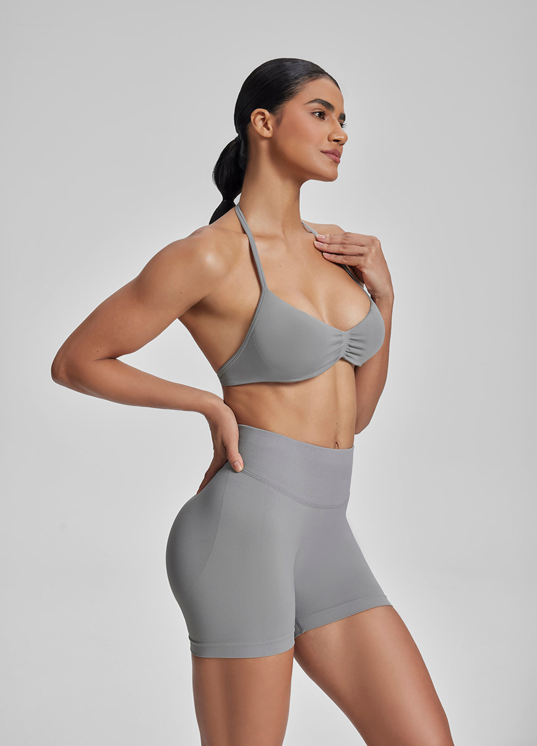 High Waisted Butt Lifting Training Shorts