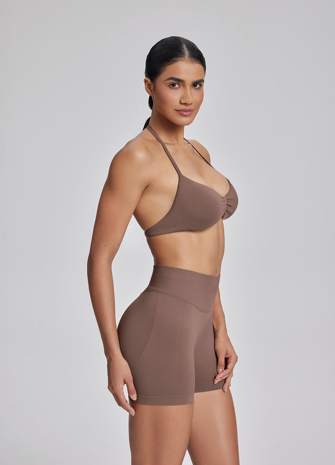 Backless Strappy Functional Knit Bra