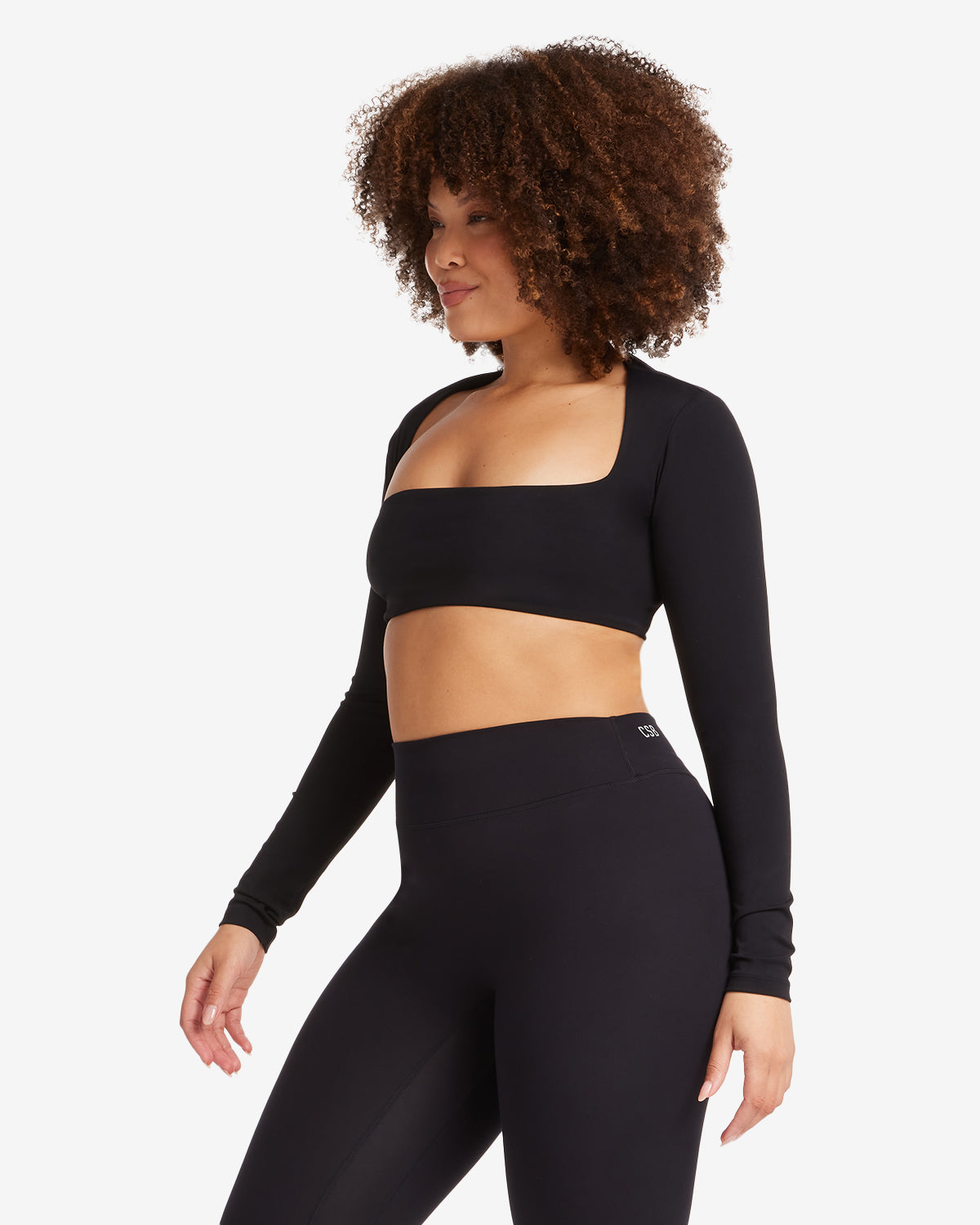 AYU Long Sleeve Crop | Black