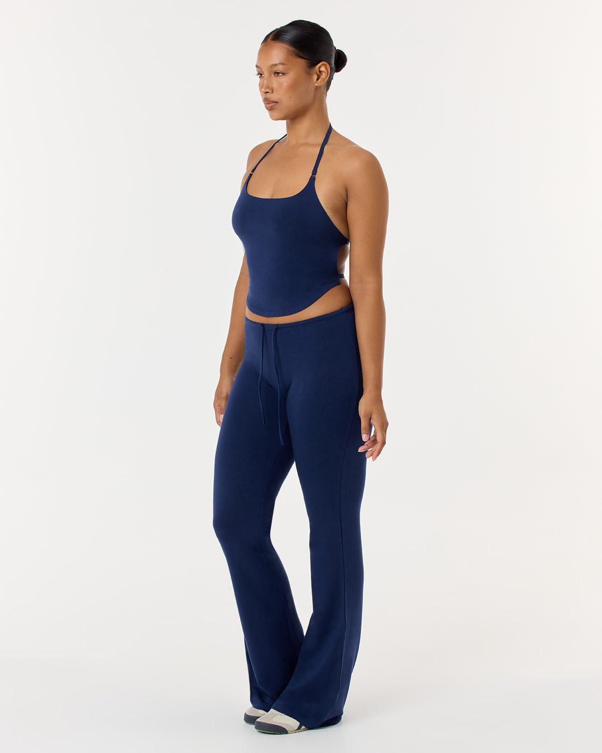 Open Back Halter Top | Midnight Mood