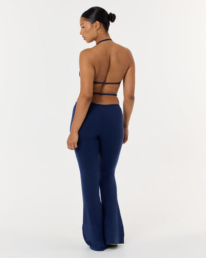 Drawstring Flare Pants | Midnight Mood
