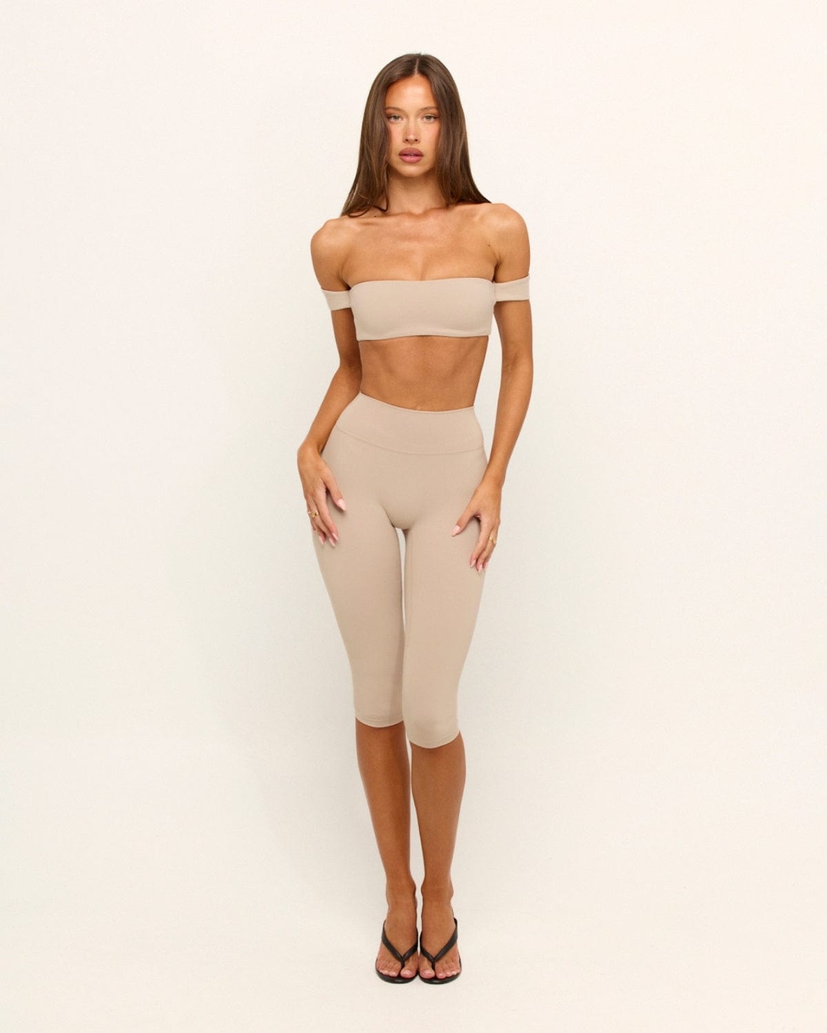 Ayu Sculpt 3/4 Leggings | Fawn