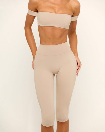 Ayu Sculpt 3/4 Leggings | Fawn