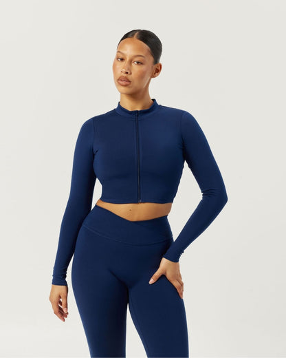 Sculpt Zip Jacket -  Navy