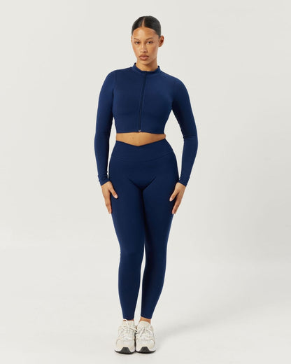 Sculpt Zip Jacket -  Navy