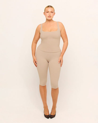 Ayu Sculpt 3/4 Leggings | Fawn