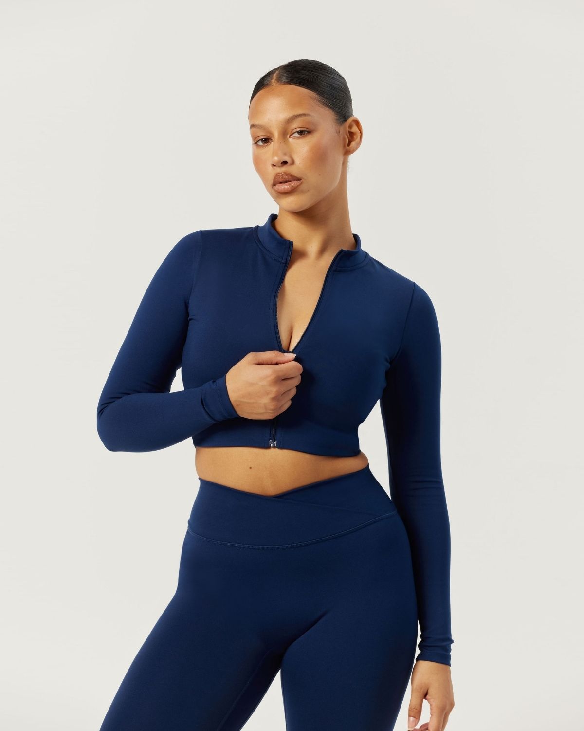 Sculpt Zip Jacket -  Navy