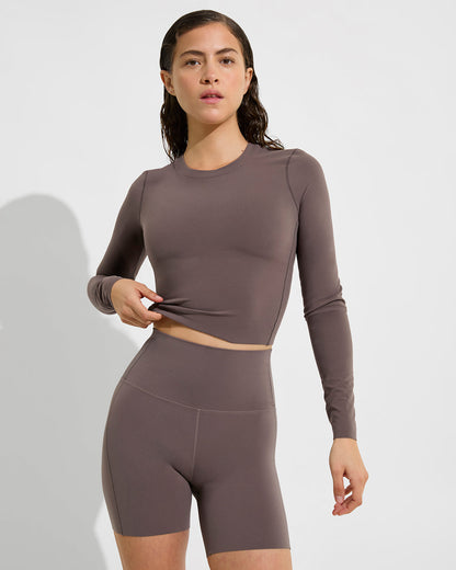 Long Sleeve Tee - Taupe