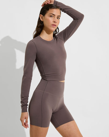 Long Sleeve Tee - Taupe