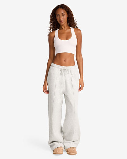 AYU Wide Leg Sweatpant | Snow Marl