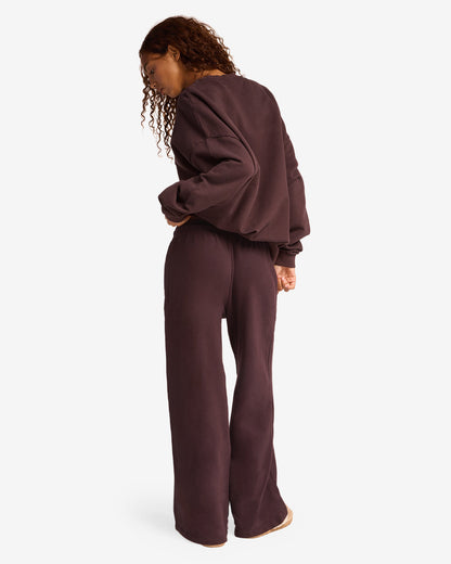 AYU Wide Leg Sweatpant | Espresso