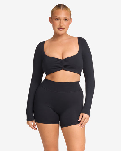 Long Sleeve Top | Black