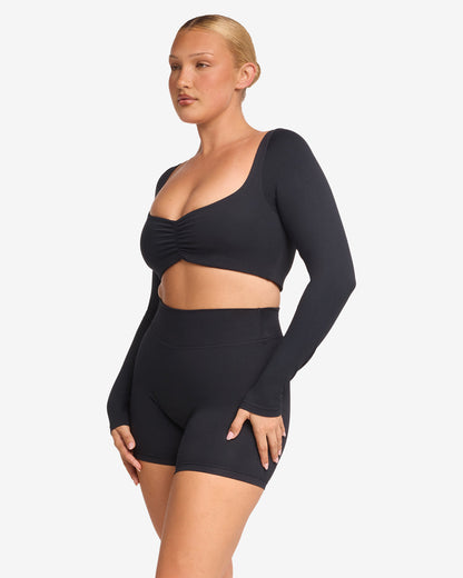 Long Sleeve Top | Black