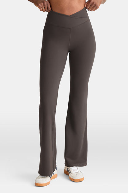Flared Yoga Pants - Mocha