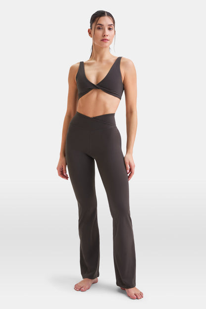 Flared Yoga Legging - Espresso
