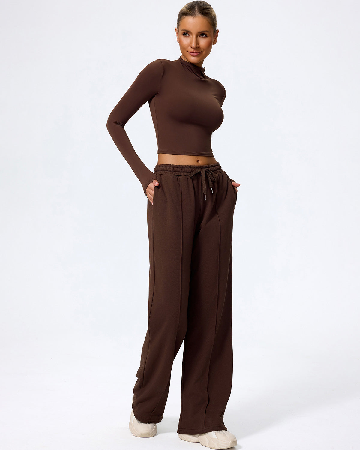 Nova Long Sleeve - Brown