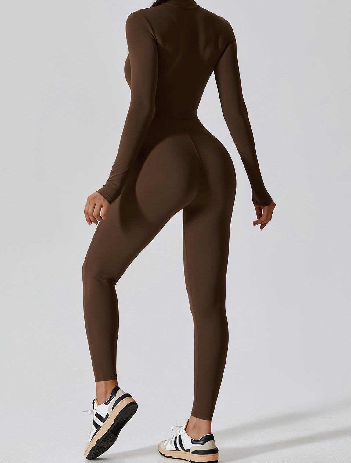 Long-Sleeve Yoga Bodysuit
