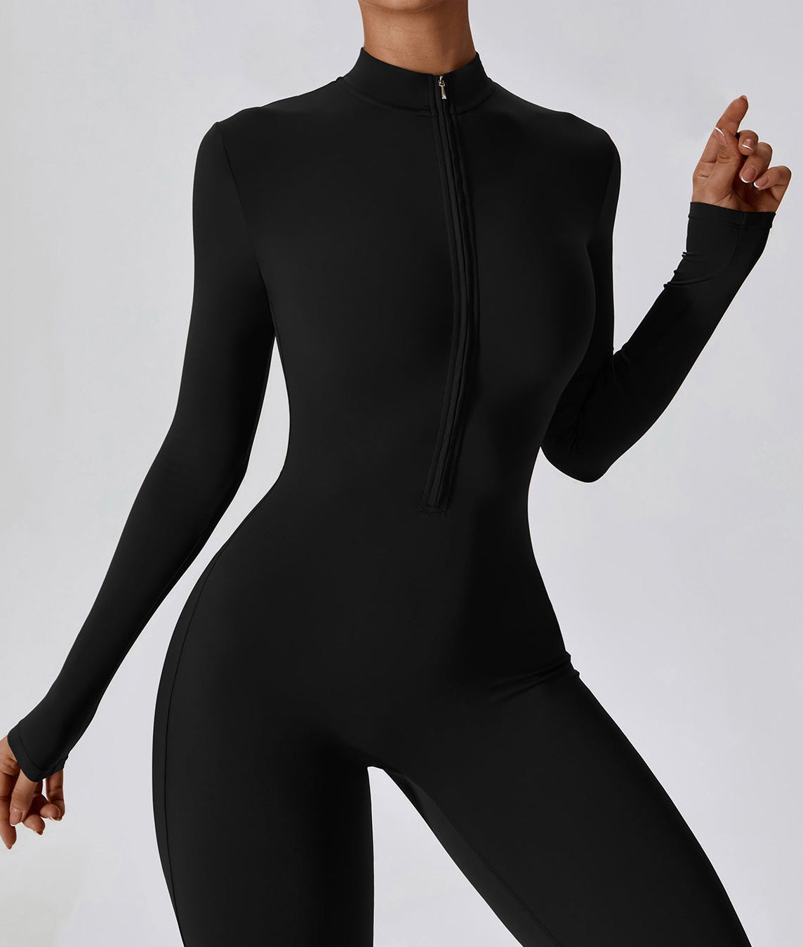 Long-Sleeve Yoga Bodysuit