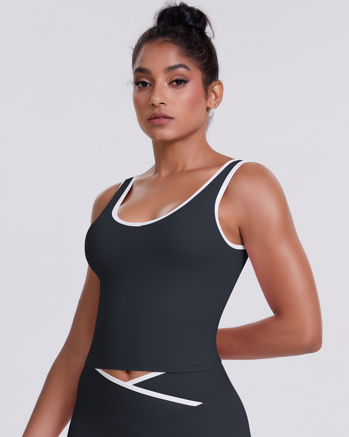 Aria Crop Top - Black