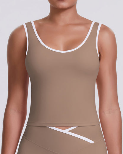 Aria Crop Top - Cacao