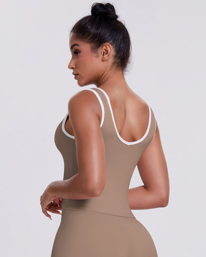 Aria Crop Top - Cacao