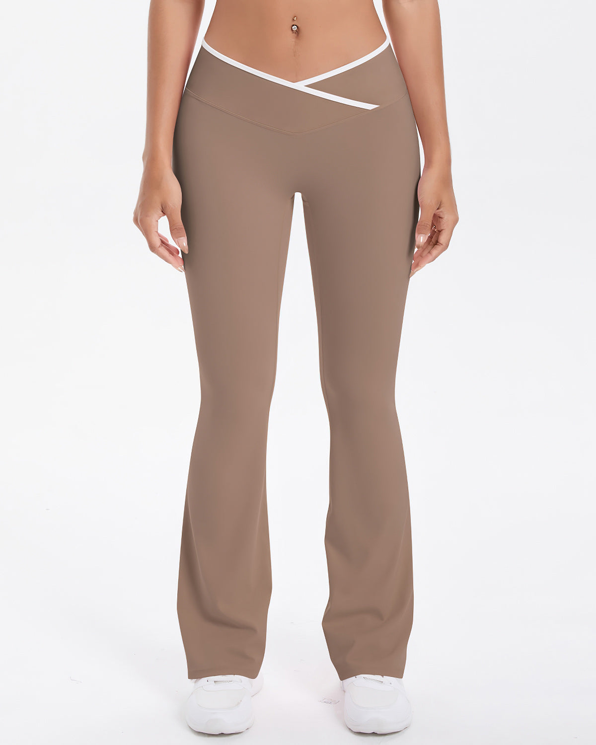 Aria Flare Leggings - Cacao