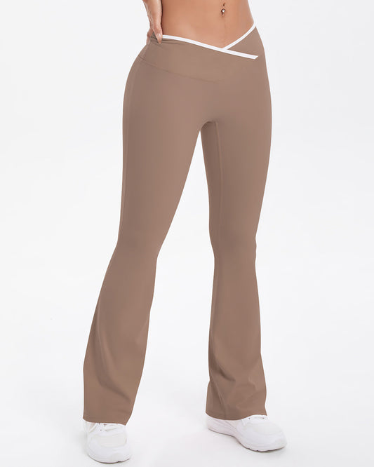 Aria Flare Leggings - Cacao