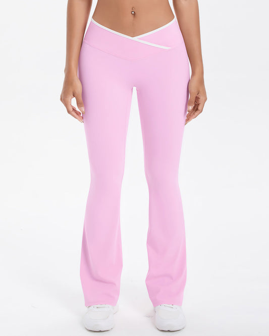 Aria Flare Leggings - Pink