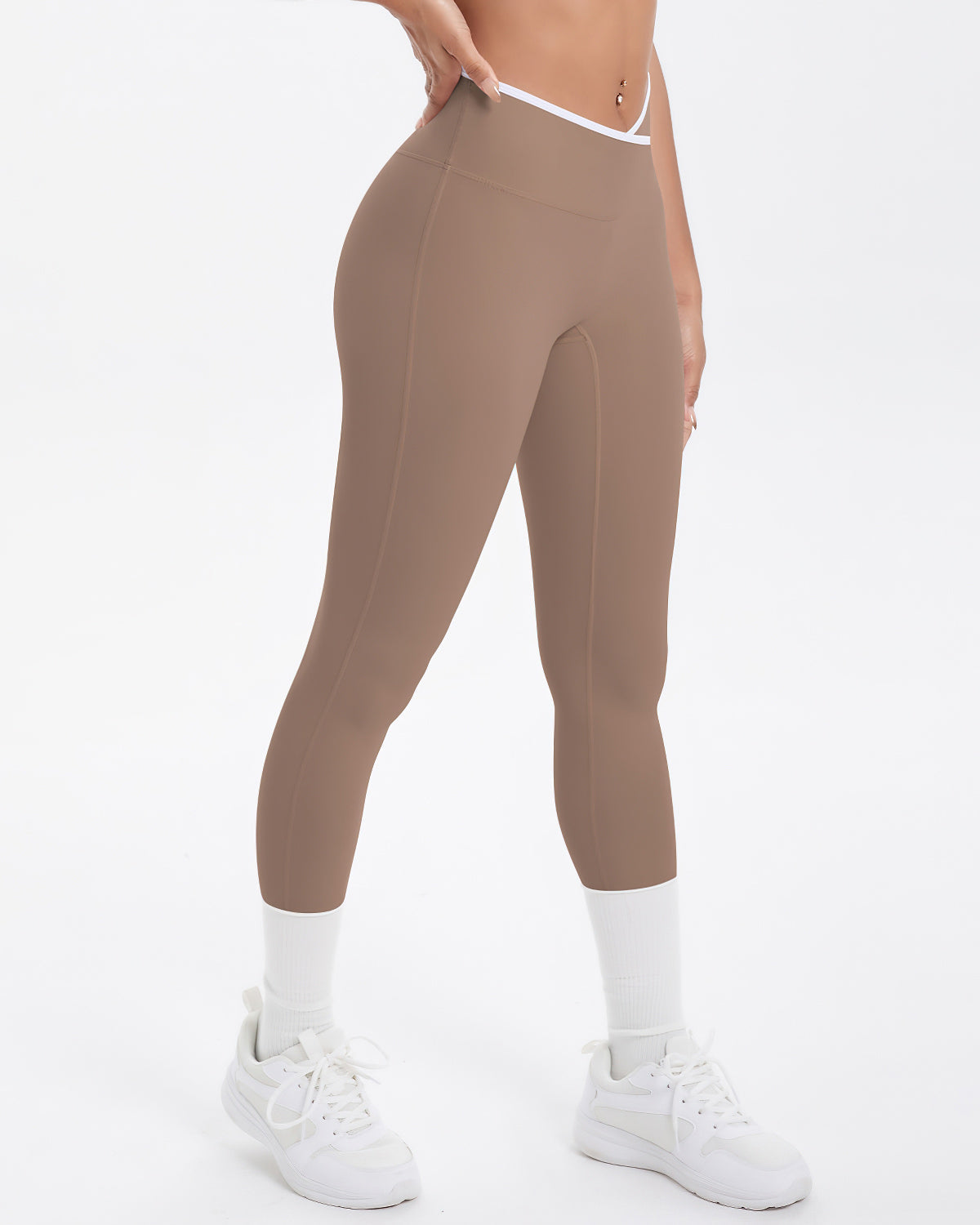 Aria Seamless Leggings - Cacao