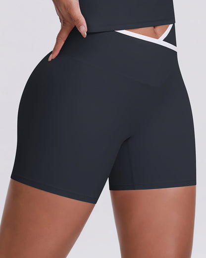 Aria Seamless Shorts - Black