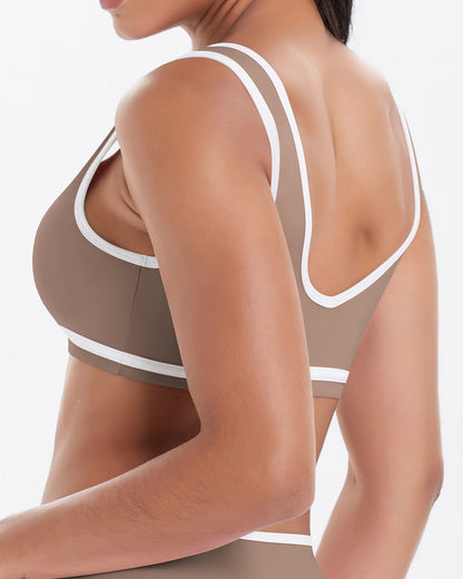 Aria Sports Bra - Cacao