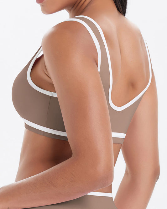 Aria Sports Bra - Cacao