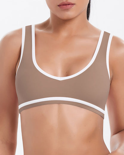 Aria Sports Bra - Cacao
