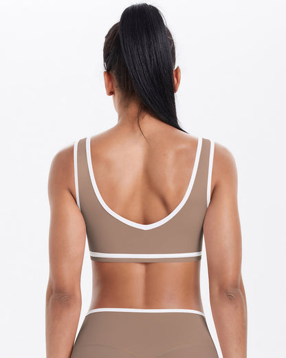 Aria Sports Bra - Cacao