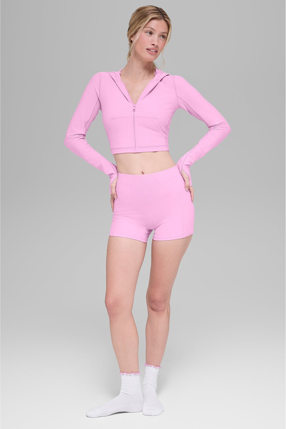 Megan Fitted Jacket - Candy Pink