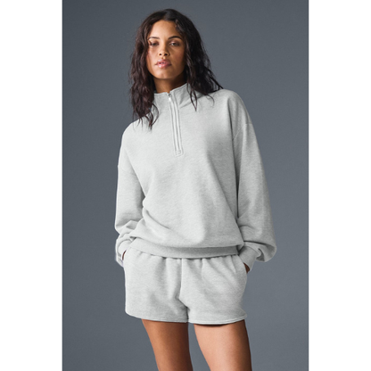 1/4 Zip Pullover - Athletic Grey