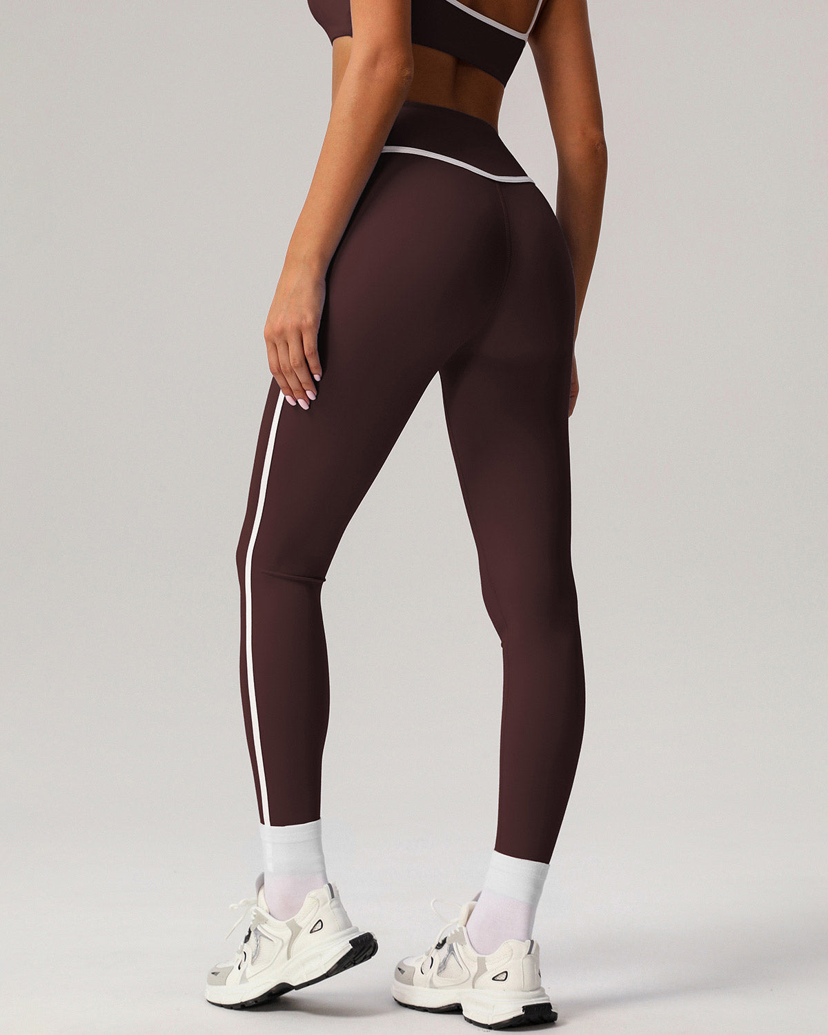Elara Seamless Leggings - Brown