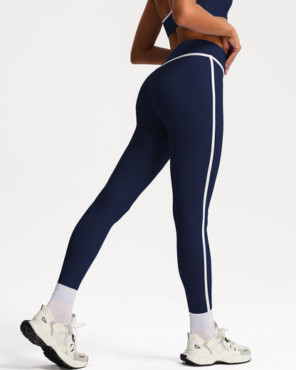 Elara Seamless Leggings - Navy