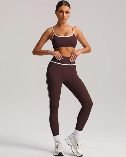 Elara Sports Bra - Brown