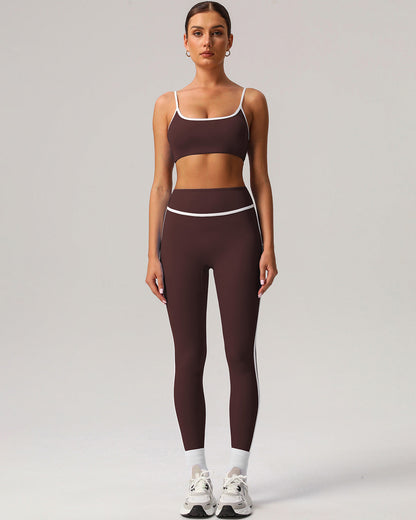 Elara Sports Bra - Brown