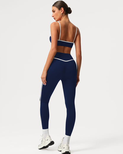 Elara Sports Bra - Navy